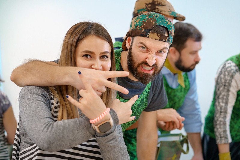 Корпоратив на День строителя в Yuzhno-Sakhalinsk с уличными активностями