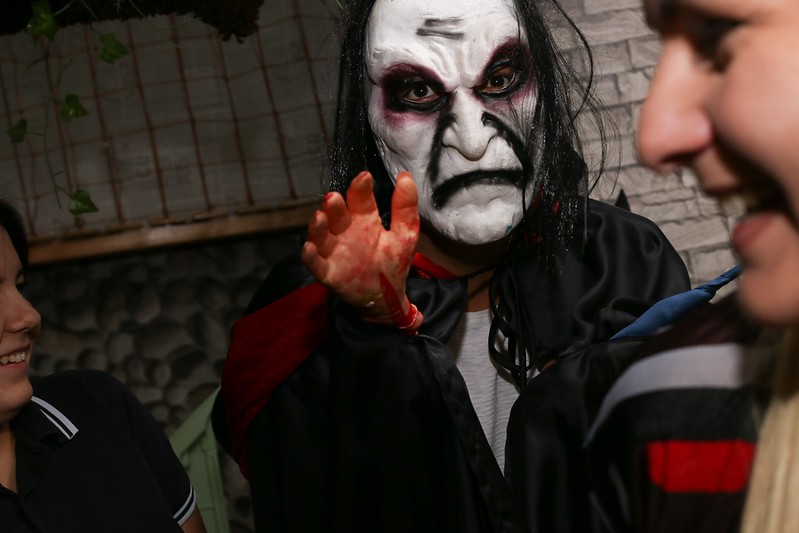 Тыквенные фонари и декорации для квеста на Хэллоуин в Yuzhno-Sakhalinsk