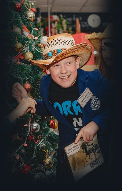 Новый год в школе в Южно-Сахалинске.